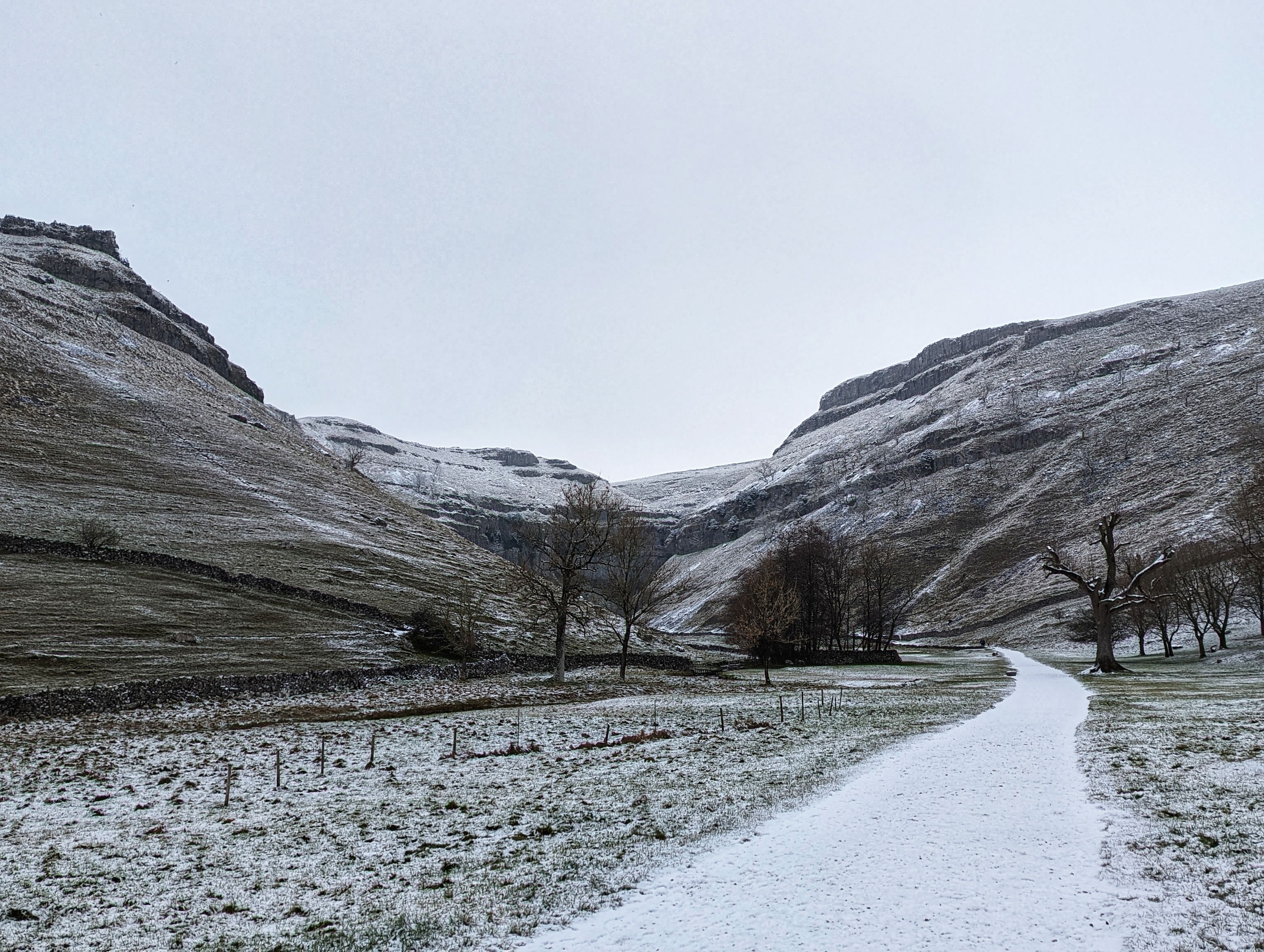 Snowy Christmas at Malham Cove