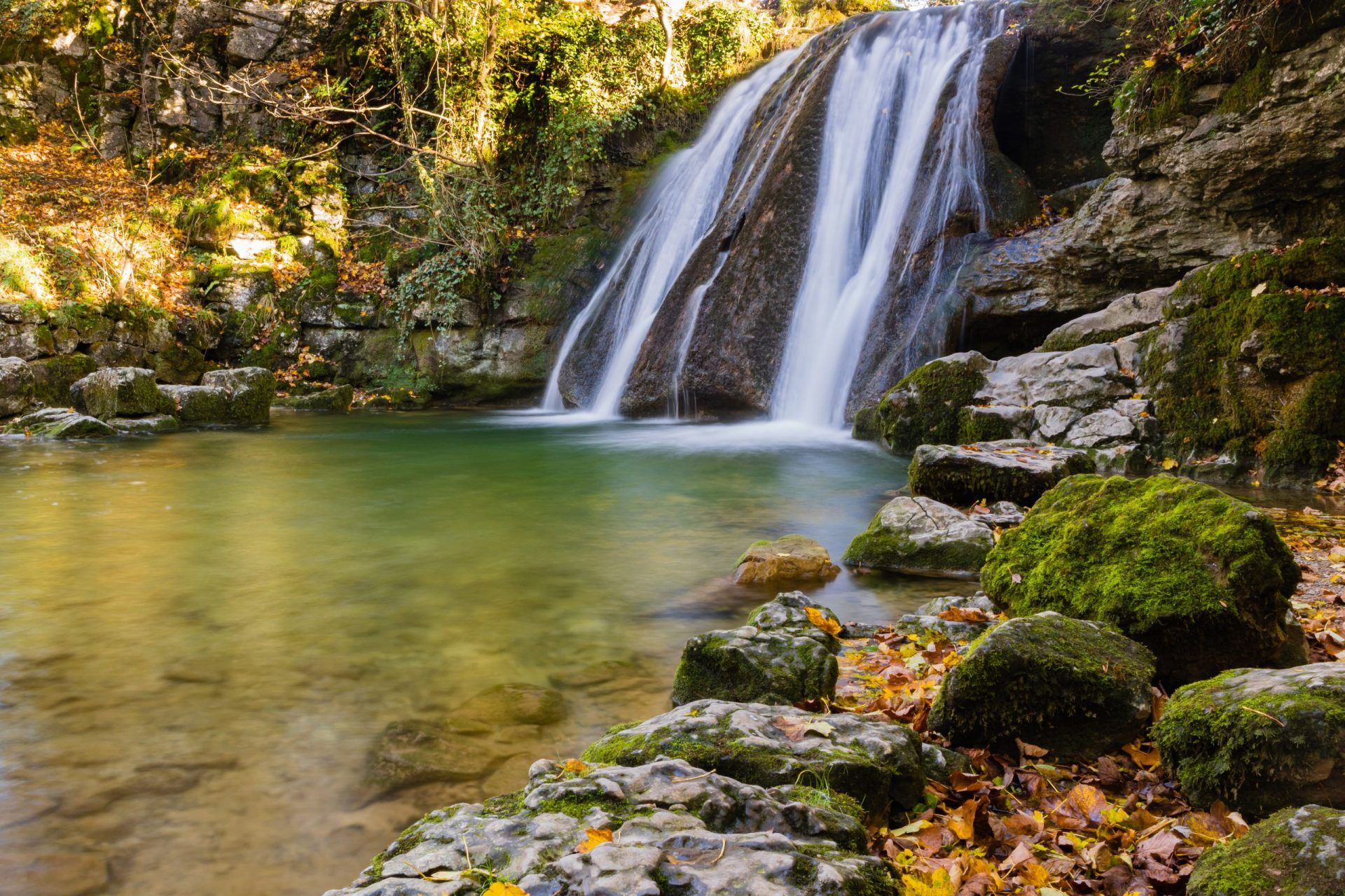 waterfall in malham